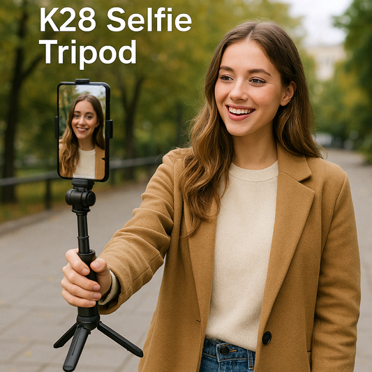 SUPERNIC K28 SELFIE STICK TRIPOD with wireless remote | 360 rotation | 175 cm long