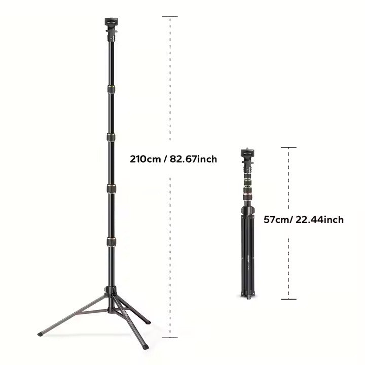 SUPERNIC VERSATILE 2in1 Selfie Stick cum Tripod Stand | 210 cm extendable | Easy to Carry