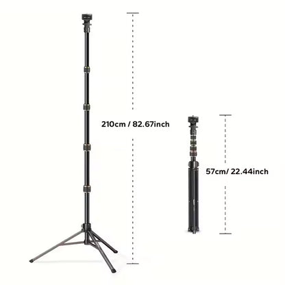 SUPERNIC VERSATILE 2in1 Selfie Stick cum Tripod Stand | 210 cm extendable | Easy to Carry