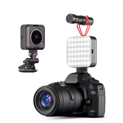SUPERNIC D12s Mini Pocket LED Fill Light – 80 Beads, Adjustable 2500K-9000K, Type-C Rechargeable, High CRI >95